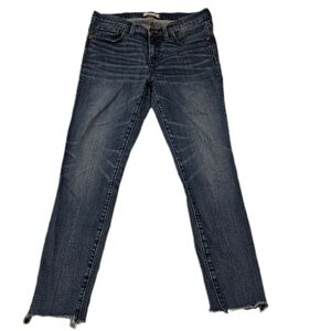 Madewell High Rise Skinny Crop Blue Jeans 30